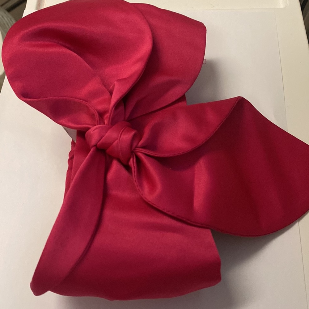 BCBG MaxAzria satin taxido belt